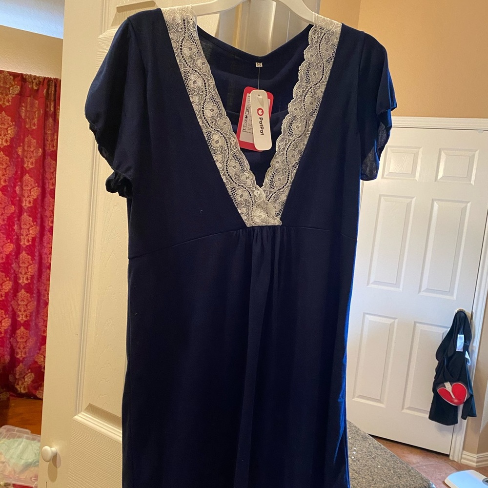 Maternity dress navy